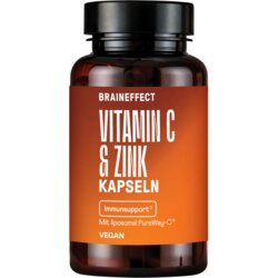 BRAINEFFECT Vitamin C i cink kapsule - 60 kaps. Cene