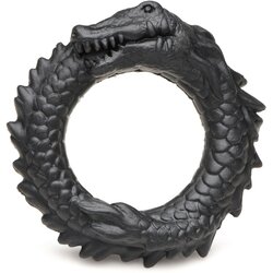 Creature Cocks Black Caiman Silicone Cock Ring Cene
