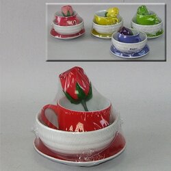 Ruža set dimenzije14.5cm,H14cm Cene