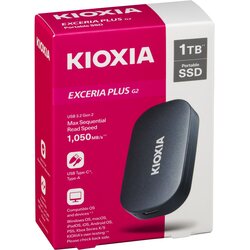 KIOXIA EXCERIA PLUS G2 1000GB Portable SSD USB 3.2 Gen2 Type C Cene