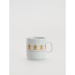 Reserved - Porcelanasta skodelica z božičnim motivom - Večbarvno Cene