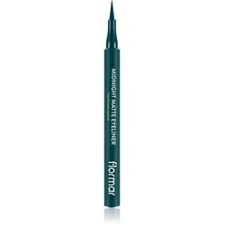 Flormar Midnight Matte Eyeliner tuš za oči u flomasteru s mat efektom nijansa 04 Green 1 ml Cene