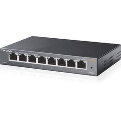 Tp-link TL-SG108E 8-Port Gigabit Easy Smart Switch 8 x 10/100/1000Mbps RJ45 ports MTU/Port/Tag-based VLAN QoS Cene