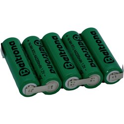 Beltrona RTU5AAZ akumulatorski paket 5x Mignon (AA) z-spajkalni priključek NiMH 6 V 2200 mAh, (20641640) Cene