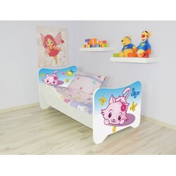 Made in Poland Dečiji krevet Happy Kitty – Little Kitty 160x80 cm Cene