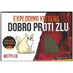 Exploding Kittens Exploding kitten INC Družabna igra Explovne Muce: Dobro proti zlu Cene