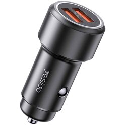 Yesido - Auto punjač (Y43) - 2xUSB QC 3.0 36W - crni Cene