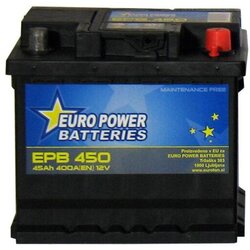 EURO POWER BATTERIES akumulator, AH45, D, 400A, 533388, EPB450 Cene