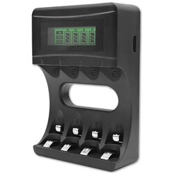 Qoltec Punjač za baterije, USB, AA/AAA, 1800mA Cene