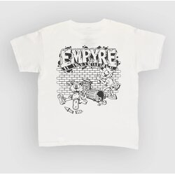 Empyre Trouble Cat Kids T-shirt white Cene