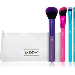 Royal and Langnickel MŌDA® PRO Makeup Brushes set kistova Cene
