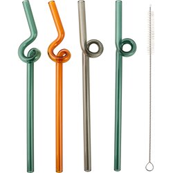 Mondex Slamice steklene Peter Komplet 20cm pisane 4kos, (5000301936) Cene