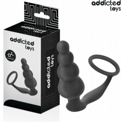Addicted Toys Cock Erekcijski ObroČek Z Analnim Čepom Addicted Toys 5 Cene
