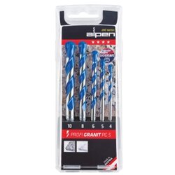 ALPEN HM-Granite svrdla u setu PG5 5-dijelni 4-10mm Cene
