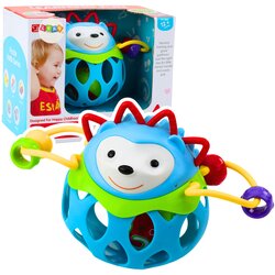 Soft Ball Hedgehog Ball With Rattle Sensory Toy Blue Cene