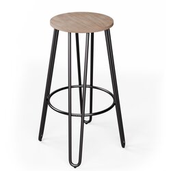 Blumfeldt Bistro stolica Hamilton 2 kom. Ø33cm Čelični drveni okvir Cijene