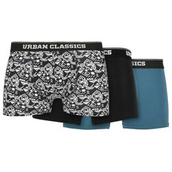Urban Classics muške bokserice Organic 3-Pack Detail Aop/black/jasper Cene