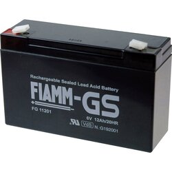 FIAMM PB-6-12 FG11201 svinčeni akumulator 6 V 12 Ah svinčevo-koprenast (Š x V x G) 151 x 99 x 50 mm ploščati vtič 4\,8 mm brez vzdrževanja\, nizko samopraznjenje\, vds certifikacija, (20438663) Cene