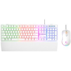 Rampage tastatura+miš žični set KM-RX7 fortuna V2 beli 42578 Cene