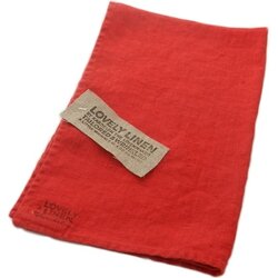 Lovely Linen kuhinjska krpa - real red Cene