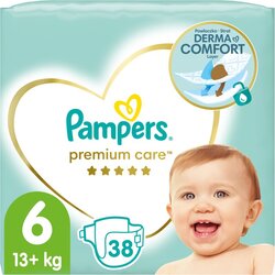 Pampers Premium Care Size 6 jednokratne pelene 13+ kg 38 kom Cene