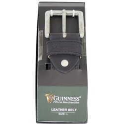 Guinness Kaiš muški kožni u poklon kutiji BT01 Guiness XXL veličina crna Cene