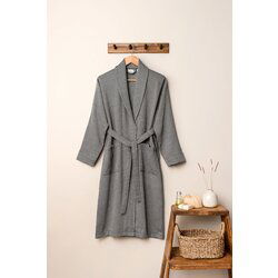  likya - black blackwhite unisex bathrobe Cene