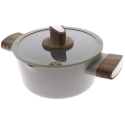 BAKERS SECRET Šerpa aluminijska sa staklenim poklopcem 20cm krem BS11435 Cene