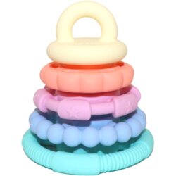 Jellystone Designs Zložljiva piramida z grizali, pastelna Cene