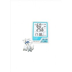 flus FL-201w merač temperature i vlažnosti sa satom i spoljašnjom sondom za temperaturu Cene