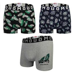 Uomo 3-PACK moške boksarice Tropical Leaf Cene