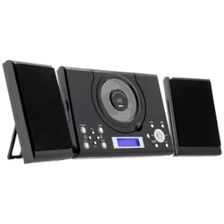 Roxx MC 201 stereo uređaj AUX, CD, UKW, uklj. daljinski upravljač, uklj. kutija zvučnika, funkcija alarma crna Cene