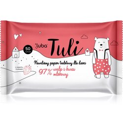 Luba Tuli Lactic acid vlažilni toaletni papir z mlečno kislino za otroke Strawberry 50 kos Cene