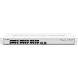 MikroTik 24 Port 1GbE 2x 10G SFP Cloud Smart Switch Cene