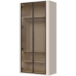 Jela ormar rondo P2-2AL/RO, 108x225x56cm, bež - metalik Cene