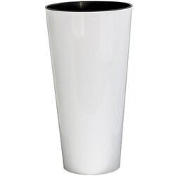 Prosperplast saksija visoka sjajna sa uloškom - bela S449 / 25×48 cm Cene