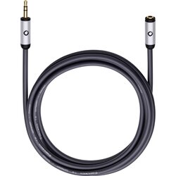 Oehlbach klinker avdio podaljšek [1x 3\,5 mm banana moški konektor - 1x priključna doza za 3\,5 mm banana moški konektor] 3.00 m črna pozlačeni konektorji i-Connect J-35 EX, (20431692) Cene