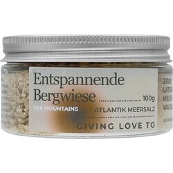 GIVING LOVE TO Sol za kupanje "Opuštajuća planinska livada" - The Mountains - 100 g Cene