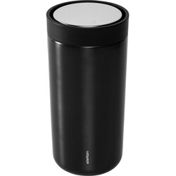 Stelton To Go Click Thermal Mug 0,4 l black metallic Cene