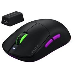 Hator quasar 3 ultra 8K wireless black/violet miš Cene