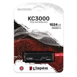 Kingston SSD 1TB KC3000M.2, NVMe PCIe Gen 4.0R/W : 7000/6000MB/s Cene