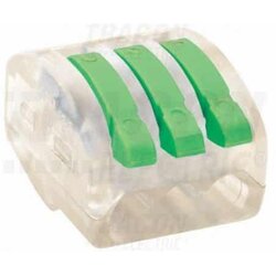 Tracon hitra sponka brez vijakov odpiralna 0,75-4mm2 32A 400VAC trojna prozorna Cene