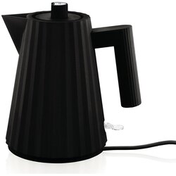 Alessi Plisse Water Kettle black, small Cene