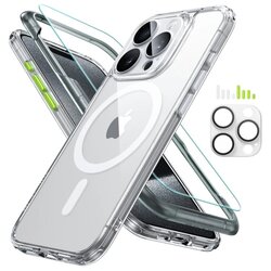 ESR CLASSIC PRO SET HALOLOCK MAGSAFE maska za IPHONE 15 PRO MAX CLEAR Cene