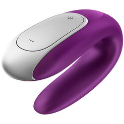 Satisfyer vibrator za pare Double Fun, vijoličen Cene