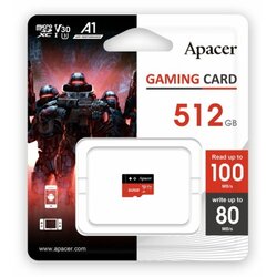 Apacer microSD XC 512GB spominska kart. Class 30 Gaming AP512GMCSX10U7-RAGC Cene