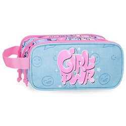 Movom Girl Power prazna pernica sa 3 pregrade - plava ( 30.747.41 ) Cene