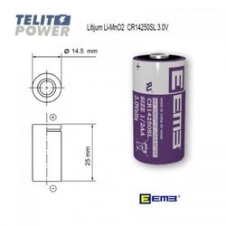 EEMB litijum 3V 600mAh CR14250SL ( 316 ) Cene