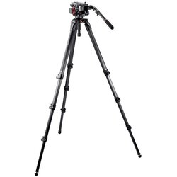 Manfrotto 504 fluid video glava & 536 karbonsko stojalo + torba, (21022995) Cene