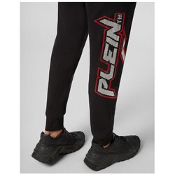 Philipp Plein Sport Spodnji deli trenirke JOGGING SPACE BLACK Črna Cene